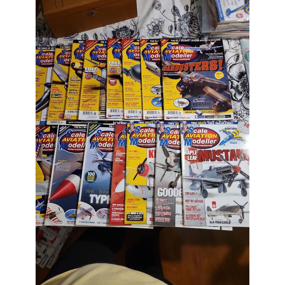 15 Issues of Scale Aviation Modeller International Magazine 2011 2013 2014 2016